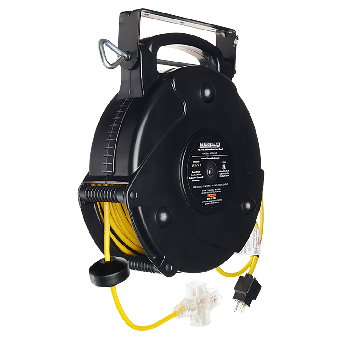 Retractable Power Cable Reels Stage Ninja