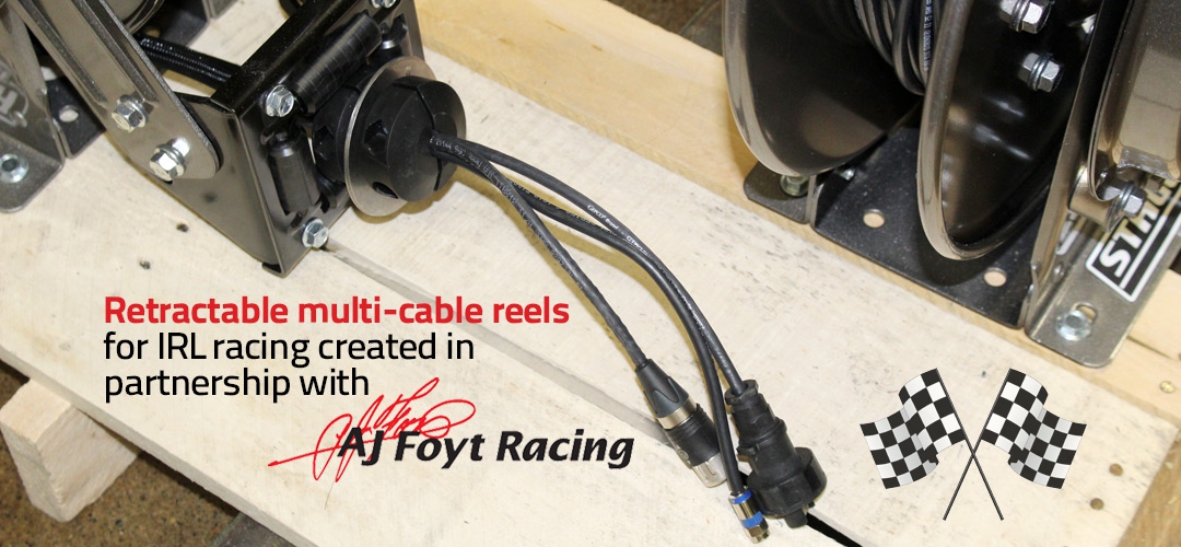 Custom Retractable Cable Reels Stage Ninja