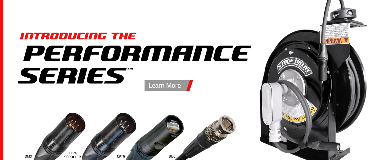 Stage Ninja Manufacturer of Retractable Cable Reels