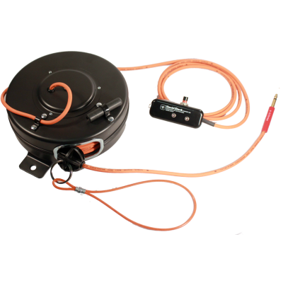 Retractable Push to Talk Aviation Cable Reel - Stage Ninja